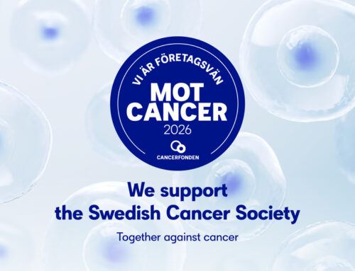 Vi är stolta över att vara företagsvän till Cancerfonden även i år
